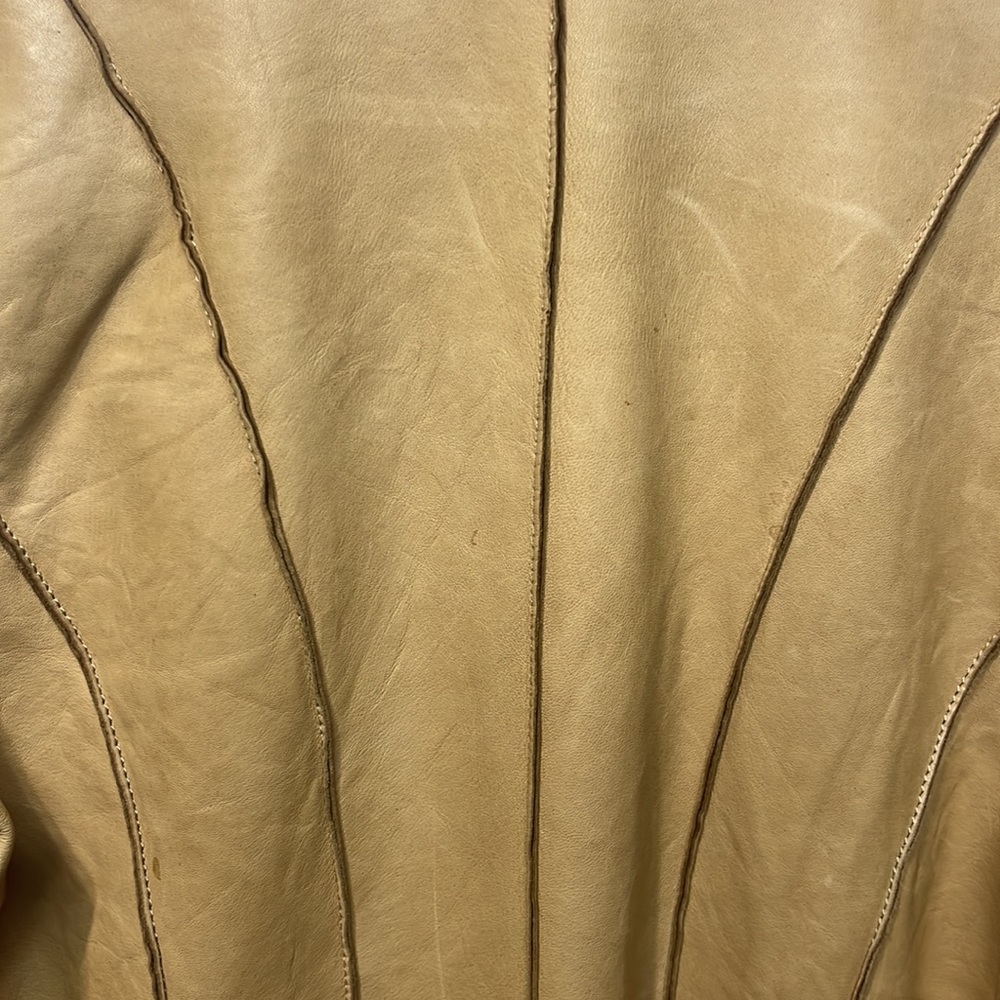 Cole Haan Collection Lambskin Leather Jacket - Picture 8 of 9
